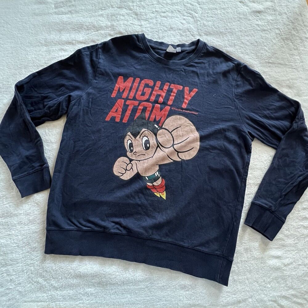 Sweatshirt Mighty Atom Retro Style XXL Blue
